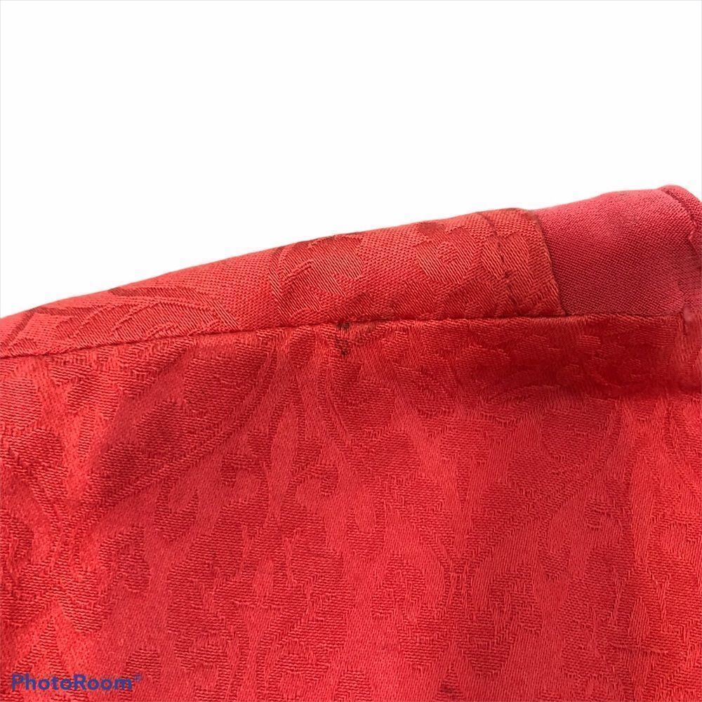Design Aragon Jacquard Coral Lace Up Blouse Small - Picture 6 of 12